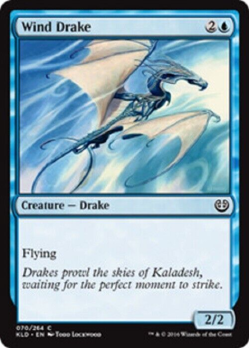 MTG MTG 1x Wind Drake Kaladesh FOIL Card Magic The Gathering