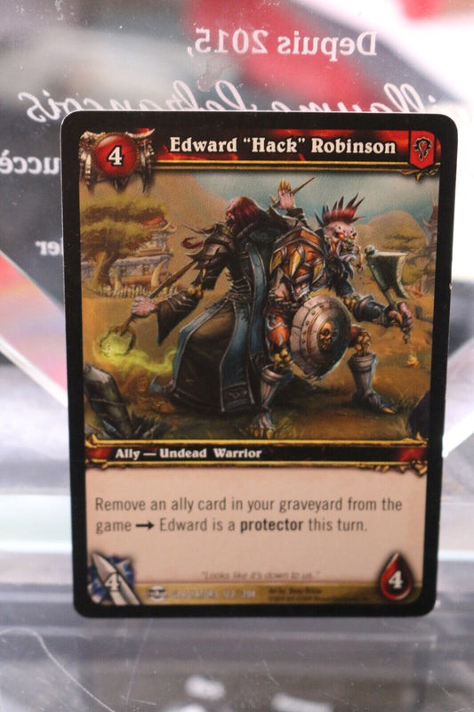 Edward "Hack" Robinson #122 Blood Of Gladiators Common Warcraft 2009 Tcg Card