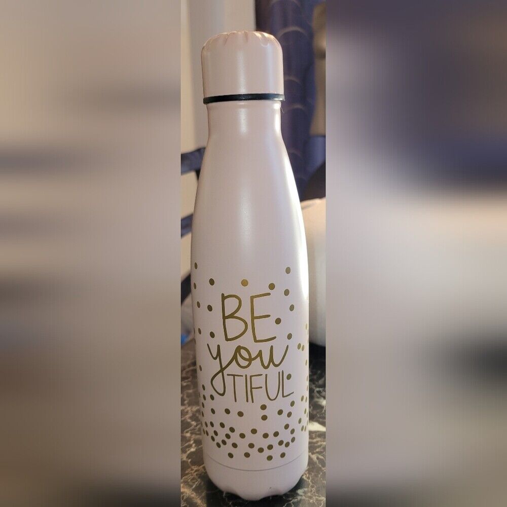 Be You Tiful Drinking Gym Sport Water Bottle Stainless Steel Bizou