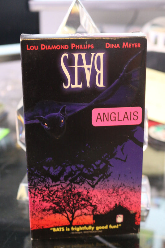 Bats (Vhs, 2000) Lou Diamond Phillips, Diner Meyer Horror Scary English Version