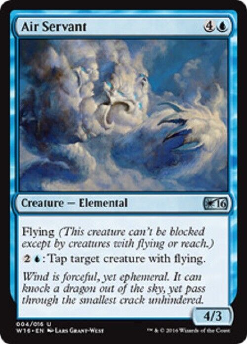 MTG Air Servant W16 Welcome Deck 2016  NM Card Magic the Gathering MTG Pauper