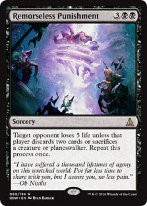 MTG MTG 1x Remorseless Punishment Oath of the Gatewatch Card Magic The Gathering