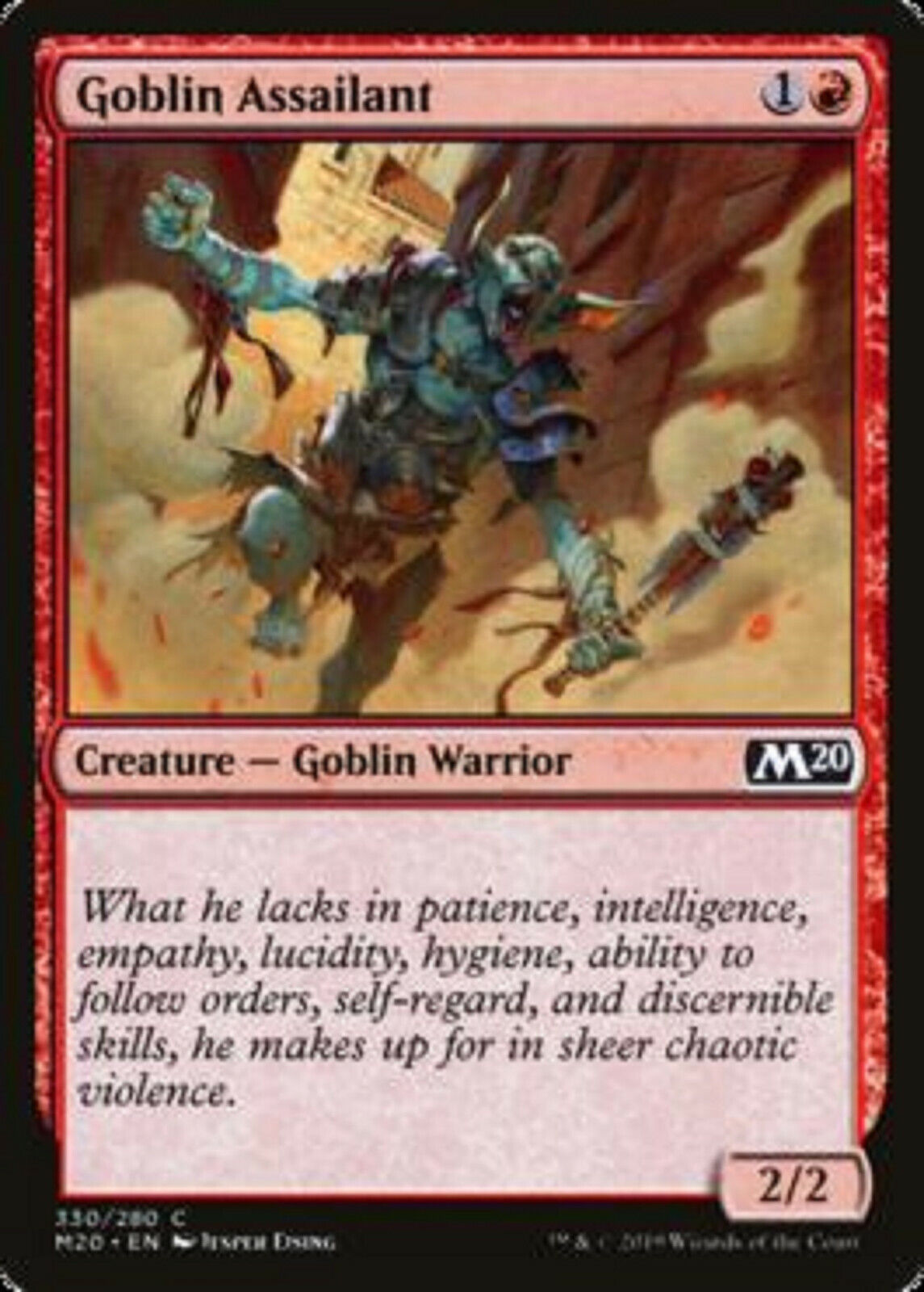 MTG MTG 4x Goblin Assailant Core Set 2020 cards Magic The Gathering