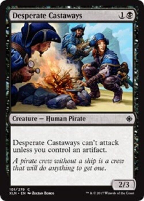 MTG 4x Desperate Castaways NM Ixalan MTG Magic the gathering