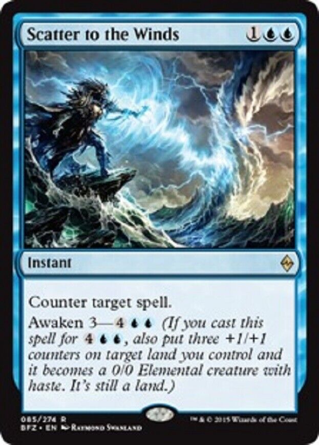 MTG 1x Scatter to the Winds Battle for Zendikar Magic the Gathering Card