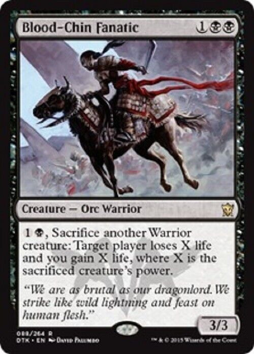 MTG 1x Blood-Chin Fanatic Dragons of Tarkir card Magic the Gathering MTG