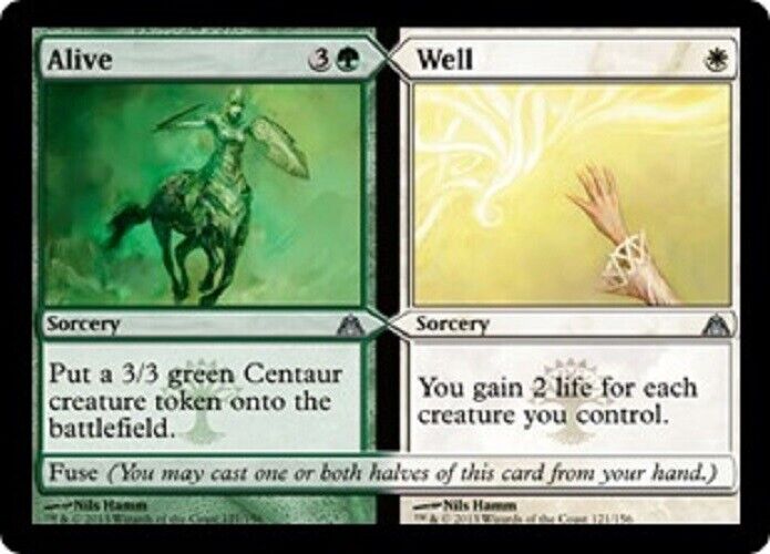 MTG MTG 1x Alive // Well Dragon's Maze Cards Magic The Gathering