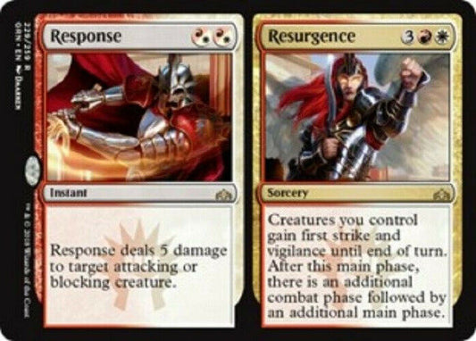 MTG Response // Resurgence Guilds of Ravnica Card MTG Commander Pauper