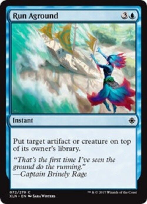 MTG 4x Run Aground Ixalan Unlpayed card NM MTG Magic Pauper standart