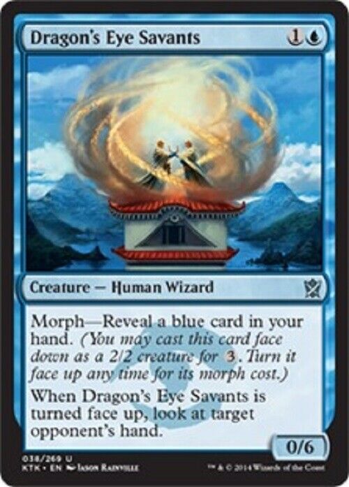 MTG MTG 1x Dragon's Eye Savants Khans of Tarkir Card Magic The Gathering pauper