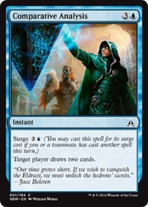 MTG 4x Comparative Analysis Oath of the Gatewatch MTG Magic the gathering Blue Cards