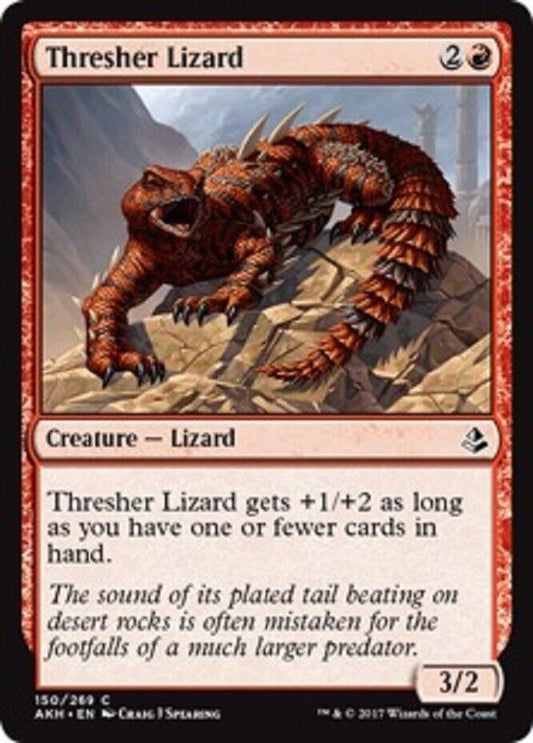 MTG MTG 4x  Thresher Lizard  Amonkhet  cards Magic The Gathering