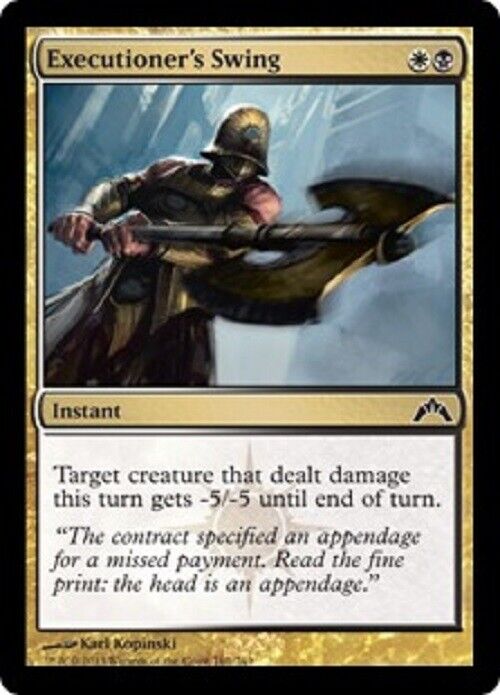 MTG MTG 2x Executioner's Swin Gatecrash card Magic The Gathering Commander Pauper