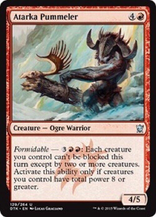 MTG 4x tarka Pummeler Dragons of Tarkir card Magic the Gathering MTG