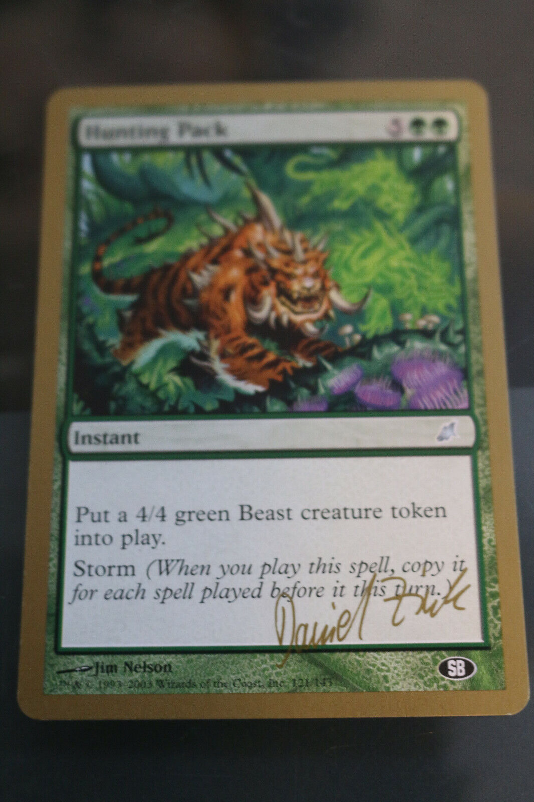 MTG Hunting Pack Daniel Zink - SB World Championship Decks 2003 card MTG CARD x1