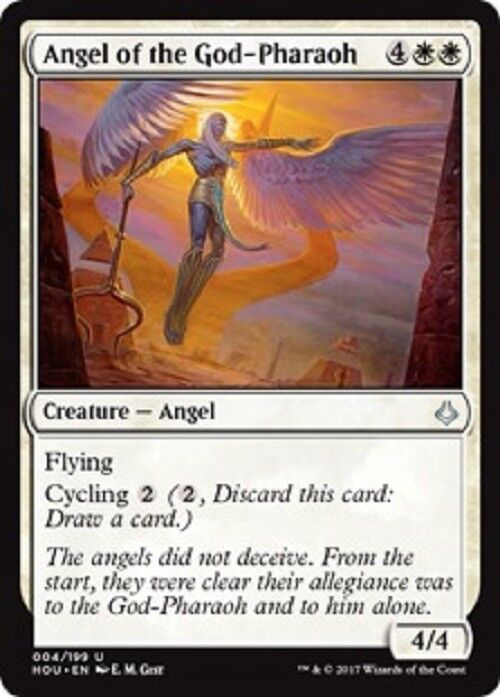 MTG Angel of the God-Pharaoh Hour of Devastation Card MTG Freshpack Commander Pauper