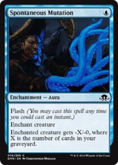 MTG 4x Spontaneous Mutation Eldritch Moon MTG Magic the gathering Blue Cards