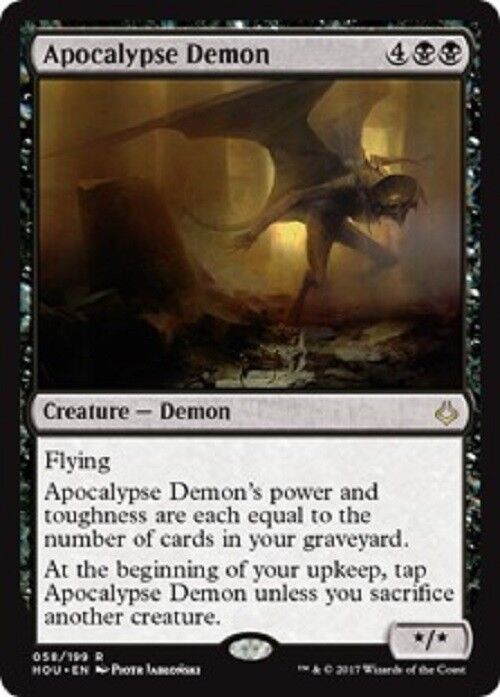 MTG Apocalypse Demon Hour of Devastation Commander Card NM MTG