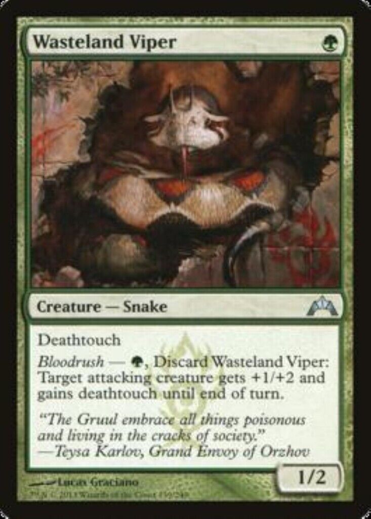 MTG MTG 1x Wasteland Viper Gatecrash  card Magic The Gathering