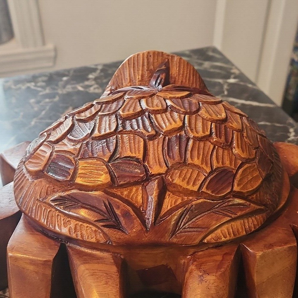Crab Shape Wooden Box