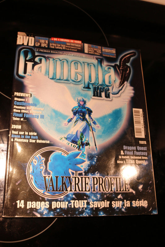 Magazine Gameplay Rpg N°84 Valkyrie Profile Ps2 Ps3 Wii Xbox - Floto Games Cd
