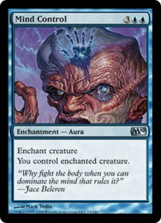 MTG 1x  Mind Control M10 Magic 2010 MTG Magic the Gathering card