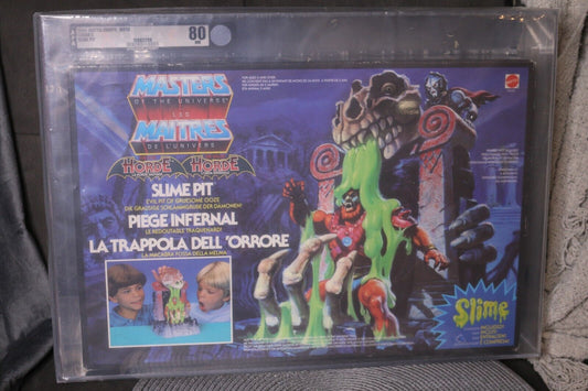 Rare Motu 1985 Slime Pit Masters Universe Misb He Man Sealed Mint Box Afa 80 Vtg