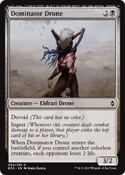 MTG 4x  Dominator Drone BFZ Battle for Zendikar  MTG Magic the Gathering card