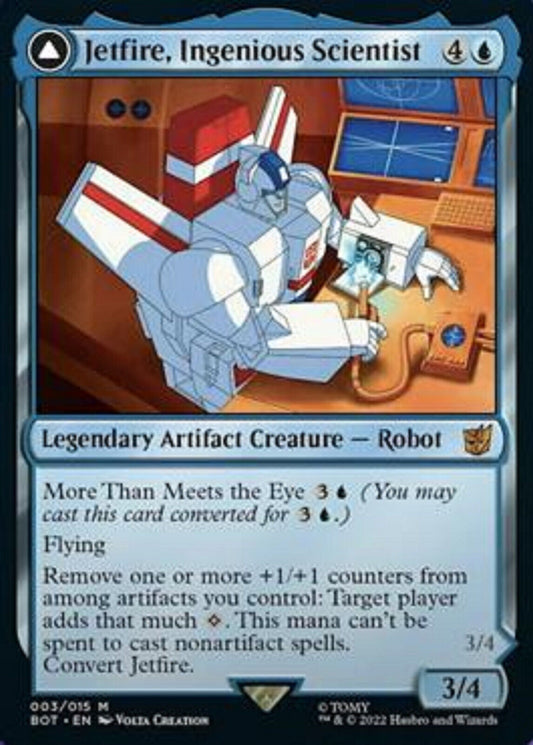 MTG Jetfire, Ingenious Scientist Universes Beyond x Transformers Brothers War mtg