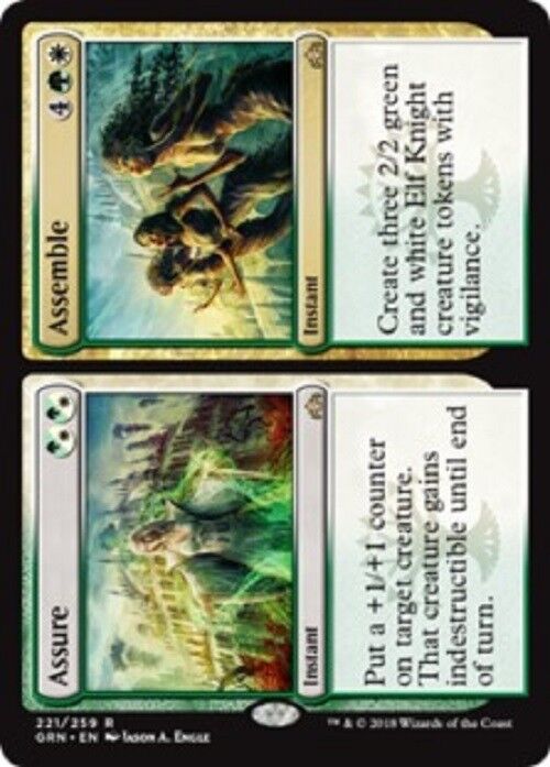 MTG Assure // Assemble Guilds of Ravnica Card MTG Freshpack Commander RARE