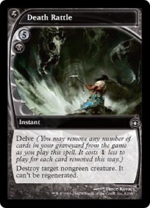 MTG MTG 1x Death Rattle Future Sight Card Magic The Gathering Pauper Commander