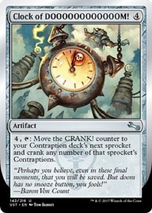 MTG 1x Clock of DOOOOOOOOOOOOM! Unstable Card Magic the Gathering MTG