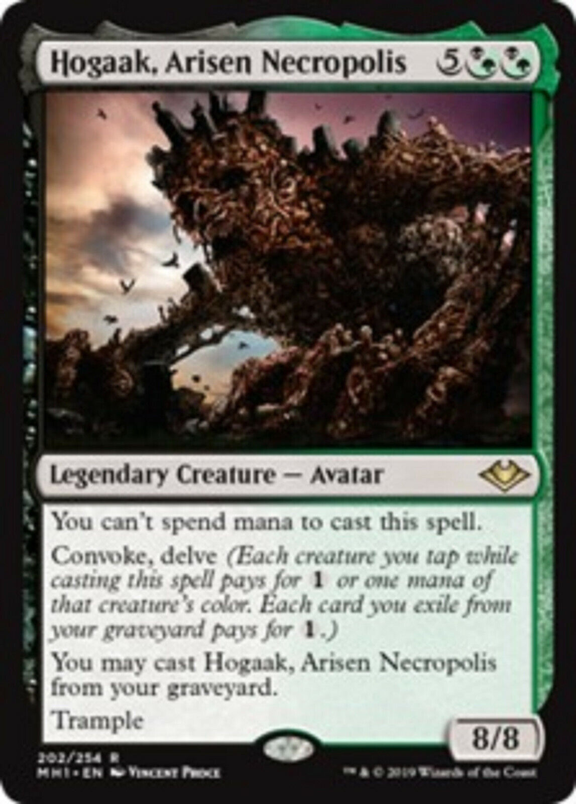 MTG MTG 1x  Hogaak, Arisen Necropolis Modern Horizons Magic The Gathering