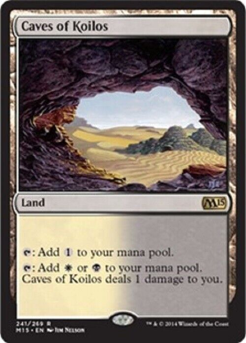 MTG MTG 1x Caves of Koilos M15 Magic 2015 Core Set Card Magic The Gathering