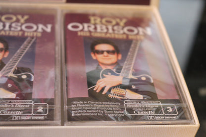 Roy Orbison: His Greatest Hits 3 Cassettes Tape Readers Digest Double Length New