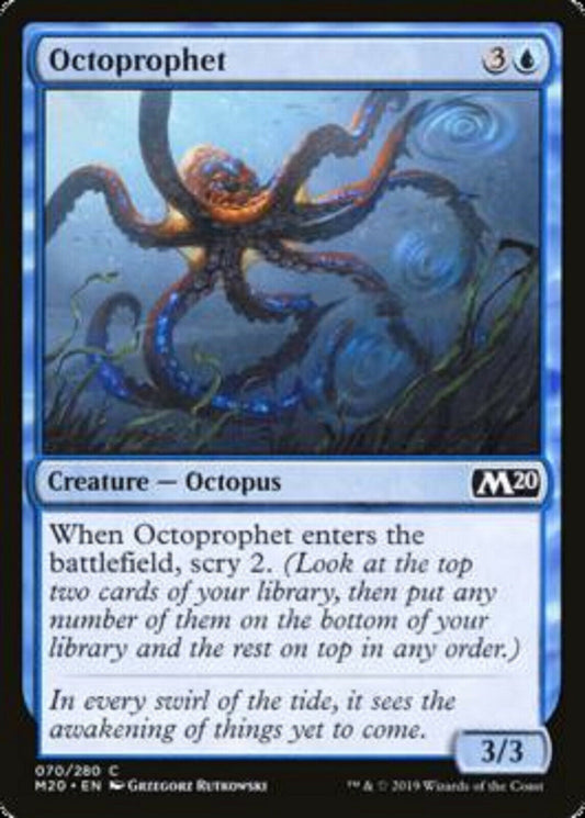 MTG MTG 4x Octoprophet Core Set 2020 card Magic The Gathering