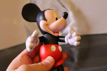 Walt Disney Mickey Mouse Action Figure Toy Rare - 7" Tall - W548-1034-6-12109