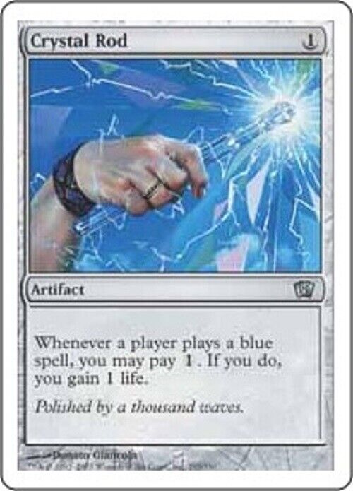 MTG MTG 1x  Crystal Rod 8ED Eighth Edition Magic The Gathering Pauper