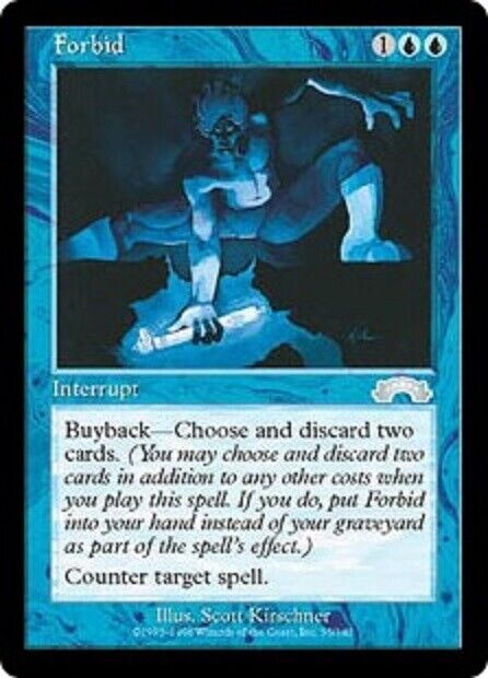 MTG Forbid Exodus  MTG Magic the gathering card 1x