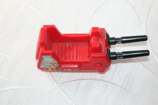 Transformers G1 Original Vintage Micromasters Countdown Red Gunner Pod Vehicle