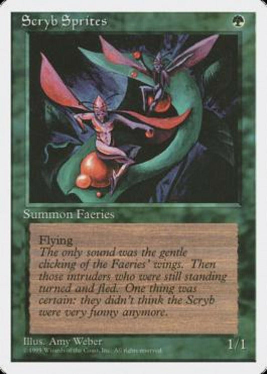 MTG 4x  Scryb Sprites Fourth Edition Cards Magic the Gathering MTG