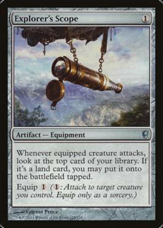 MTG MTG 1x Explorer's Scope Conspiracy Magic the Gathering card