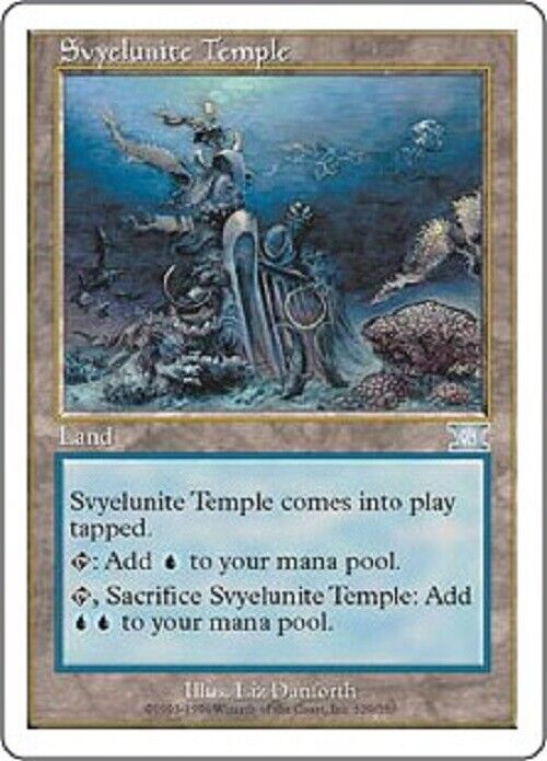 MTG MTG 1x Svyelunite Temple Classic Sixth Edition Cards Magic The Gathering