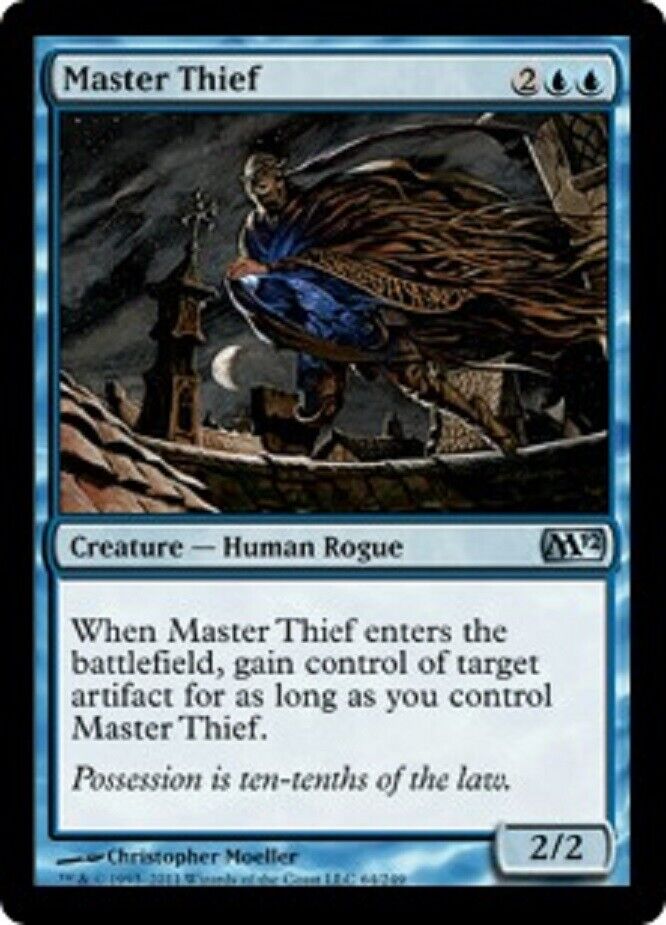 MTG MTG 1x Master Thief M12 Magic 2012 Card Magic The Gathering LP – Omniphustoys