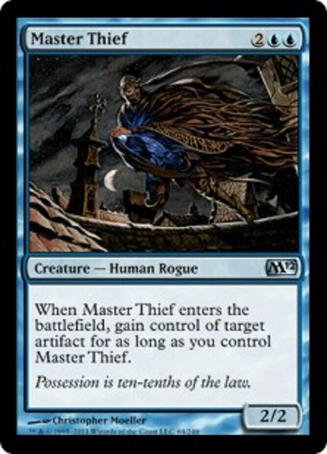 MTG MTG 1x  Master Thief M12 Magic 2012  Card Magic The Gathering LP