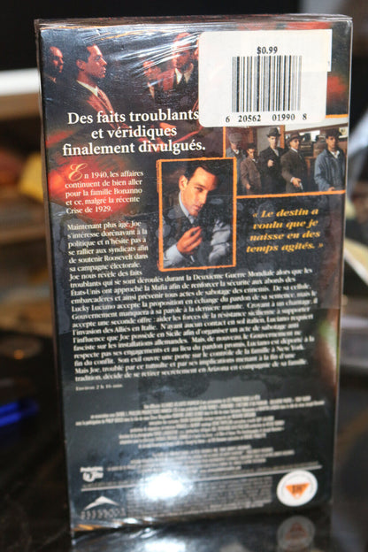 Bonanno A Godfather'S Story Vhs Sealed Condition French L'Histoire D'Un Parrain