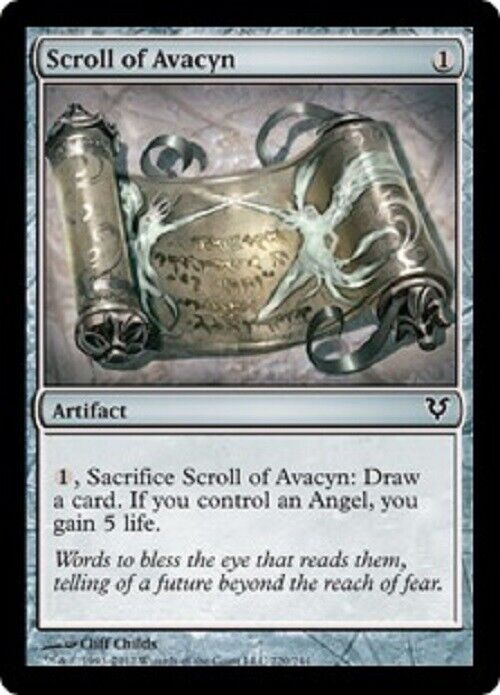 MTG MTG 1x Scroll of Avacyn Avacyn Restored card Magic The Gathering CommanderPauper