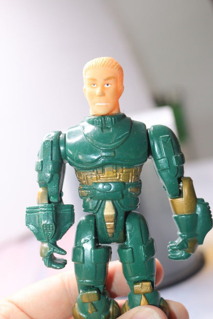 K-Vintage Astronaut Space Cyborg Action Figure Bootleg Toy Spaceman Motu Rare -0