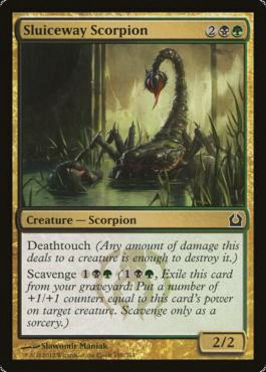 MTG MTG 4x  Sluiceway Scorpion Return to Ravnica  cards Magic the gathering