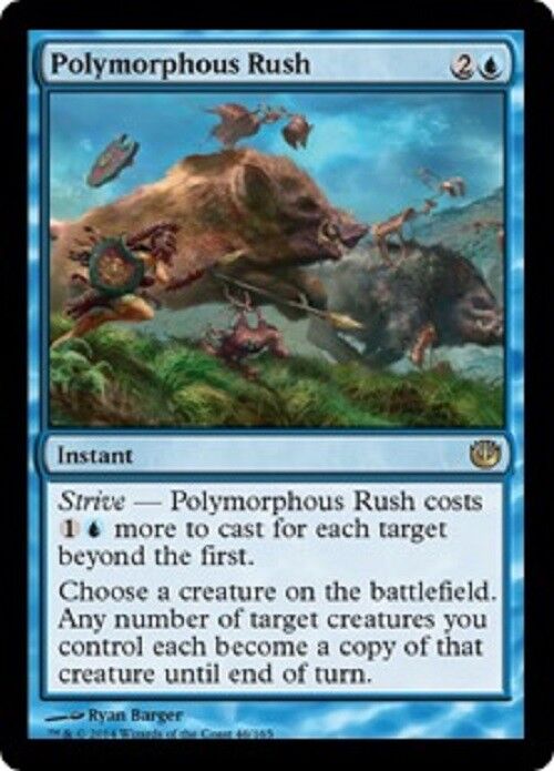 MTG MTG 1x Polymorphous Rush Journey into Nyx Magic The Gathering card